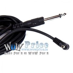 Flash Sync Cable 3.5m - 6.35mm Plug To Male PC Studio Strobe Cord Camera Lighting