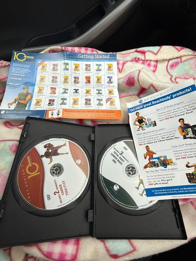 Beachbody 10 minute trainer dvd & workout calendar