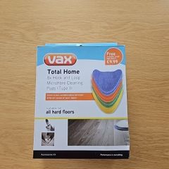 VAX Total Hone 8 x Hook and Loop Microfibre Cleaning pads (Type 1)