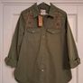 Cecil Overshirt Khaki Embroidered BNWT Image 2