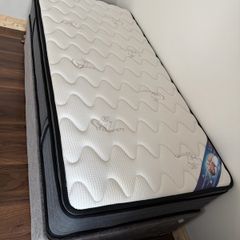 Almost New - Single Bed With Cashmere 12inch Mattress