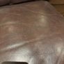 brown leather sofa Image 5