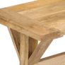 Hall Bench 160x35x45 cm Solid Mango Wood Image 7