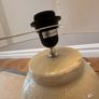 Pair of lamps (one damaged; you can have it for free in case you're able to fix it!) - crackled porcelain look Image 3