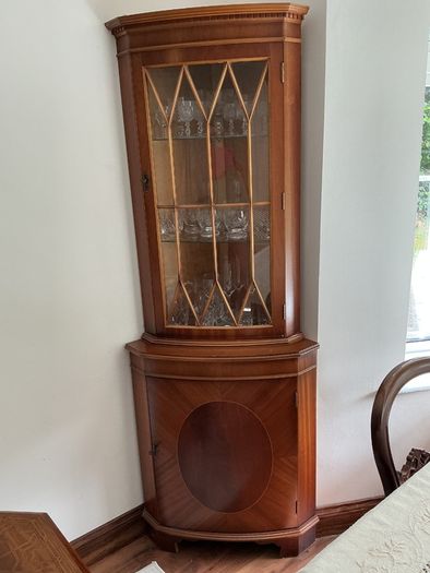 Vintage Corner Cabinet