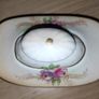 Crown Ducal Ware peach & cream colour teapot with flowers pattern Image 4