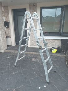 Four piece folding ladder