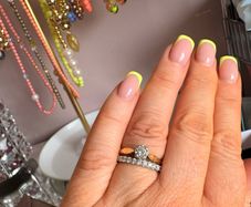 Starlight 18ct engagement ring