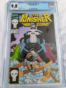 The Punisher War Zone Issue 3 CBCS / CGC 9.8 Certified Graded Comic Framed  DC Marvel