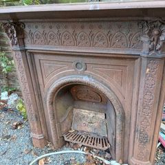 antique fireplace