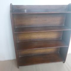Vintage Bookcase, hardwood dark finish