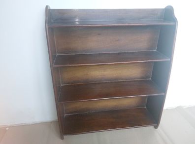 Vintage Bookcase, hardwood dark finish