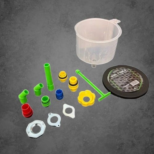Dsd Tools No-spill Engine Oil Funnel Filler Kit