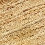 Handmade Rug Jute Natural Image 4