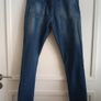 Girls denim cotton jeans with patches in very good condition 26 inch waist and 37 inch full length see last three photos for exact measurements FREE STANDARD POSTAGE INCLUDED Image 2