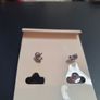 NEW 3 pairs of earrings by Absolute Jewellery Design Pearl Amethyst RRP78Eur Image 3