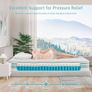 4FT6 Double Mattress, 10 Inch Gel Memory Foam Hybrid - 7 Zone Orthopedic Pocket Sprung Mattress, Medium Firm for Back Pain Relief, 135x190x25 cm Image 5