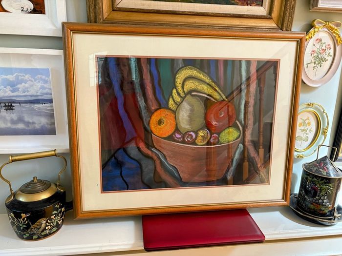 Still Life mixed media painting