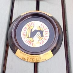 Guinness tin ashtray