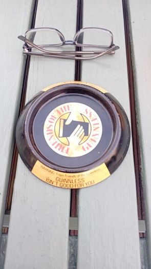 Guinness tin ashtray