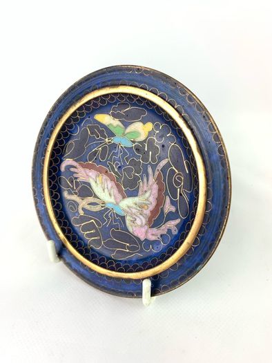 Vintage cloisonne plate