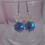 Butterfly earrings,Blue earrings.Handmade jewellery,Gift.New Image 4