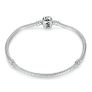 Pandora Style 'Love' Snake Chain Bracelet Image 3