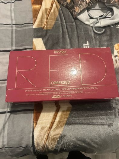 LOreal Professionnel Steampod 2.0 Red Obsessed limited edition hair styling tool.