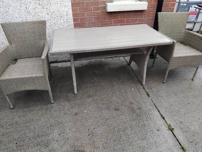 rattan garden set
