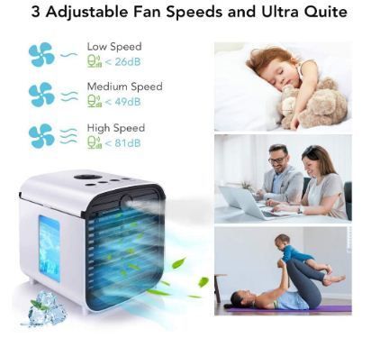Portable Air Conditioner, 4-In-1 Mini Portable Air Cooler