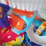 VTech Toot Toot Drivers twist and race two way tracks and 8 cars Image 3