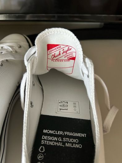 Converse Chuck Taylor All-Star 70s Ox 7 Moncler Fragment White