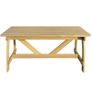 Garden Table 150x74x75 cm Impregnated Pinewood Image 3