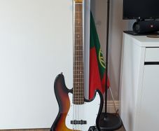 SX Vintage 5-String Bass Guitar