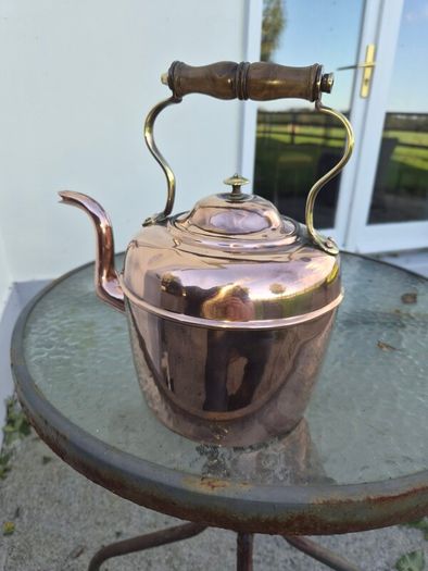 old copper kettle