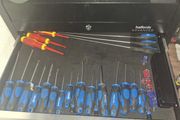 Draper screwdriver set with long reach drivers &amp; Halfords advanced impact driver
