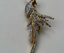 Vintage Bird Brooch