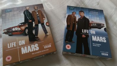 Life On Mars Season 1 & Season 2 Dvd Boxsets