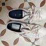 Lacoste kids white leather look shoes size 3 35.5 Image 2