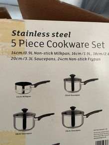 prestige stainless steel cookware set