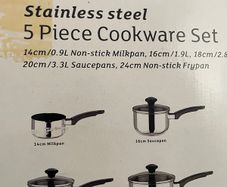 prestige stainless steel cookware set