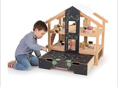 Tidlo Wooden Dollhouse