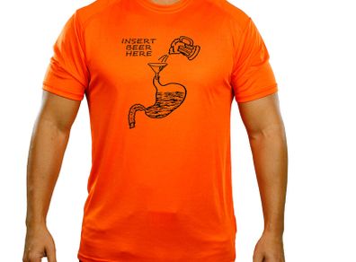 Insert Beer Here Funny Drinking T-shirt Tee Top Great Birthday Gift Present Idea