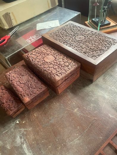 vintage wooden box