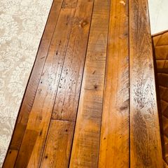 Reclaimed wood dining table
