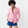 Zara Double Breasted Blazer XL Image 4