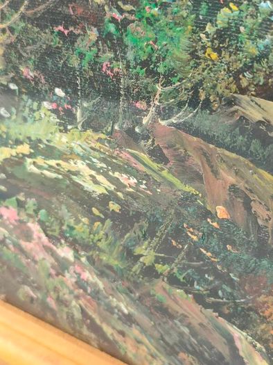 Large W Chapman Oil on Board