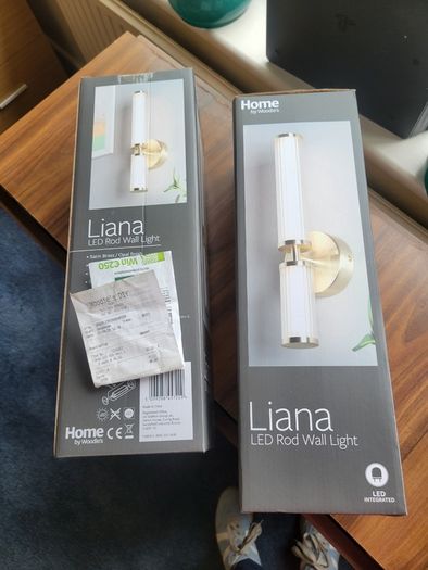 Wall lights New in Box