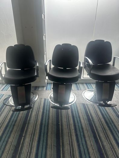 3 Hair & Makeup salon chairs