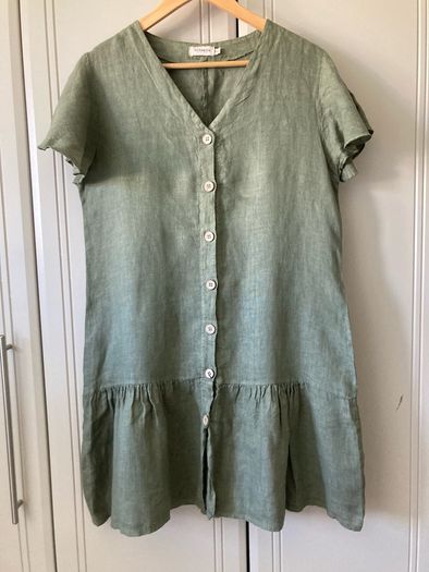 Actuelle linen dress, 10-12 uk